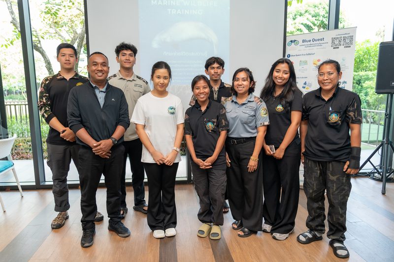 BlueQuest ผนึก โอโซ่ ภูเก็ต–อมารี ภูเก็ต พร้อมภาครัฐและชุมชน เสริมทักษะช่วยสัตว์ทะเลหายากเกยตื้น