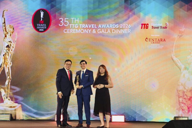 ออนิกซ์ ฮอสพิทาลิตี้ กรุ๊ป ซิวรางวัล Best Local Hotel Brand Thailand สองปีติดต่อกัน บนเวที TTG Travel Awards 2026